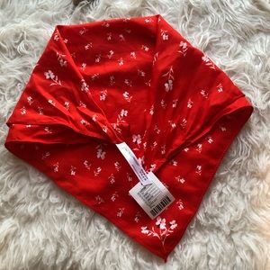 NWT Urban outfitters red patterned bandana